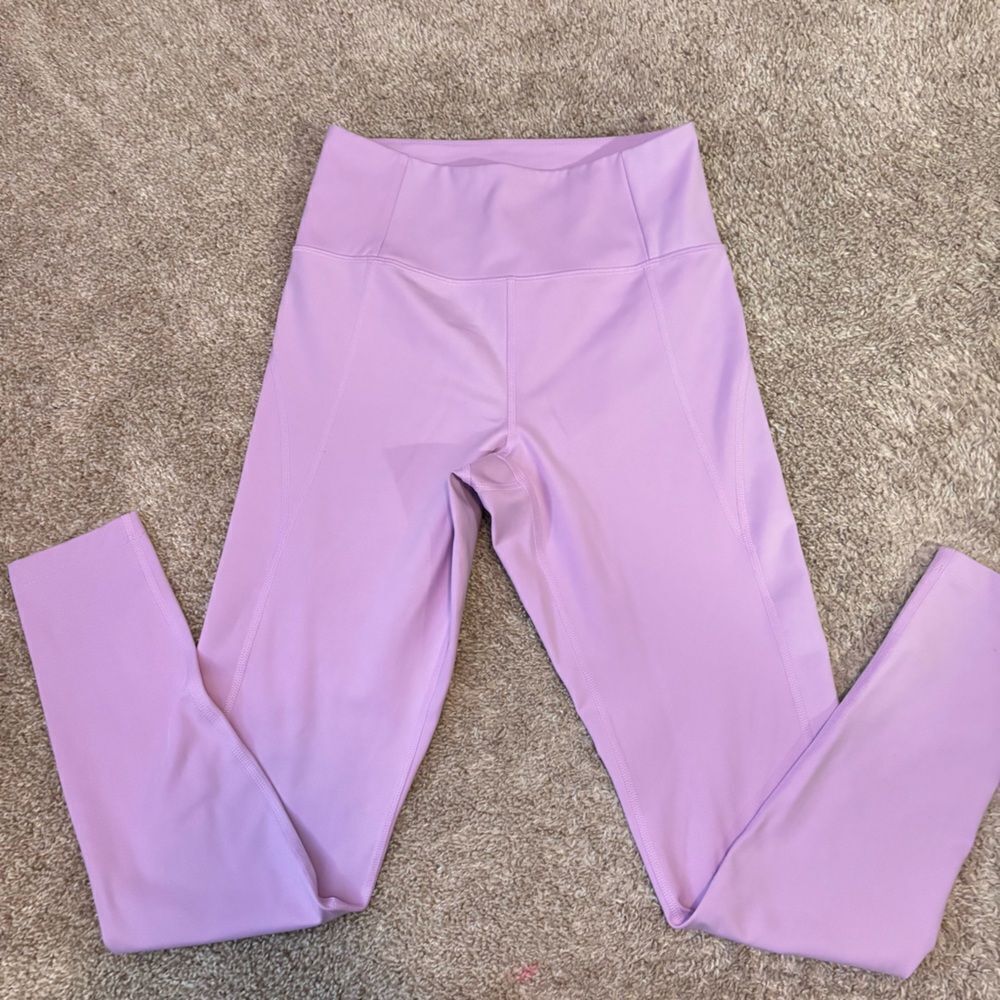 Girlfriend Collective leggings lavender light purple size medium